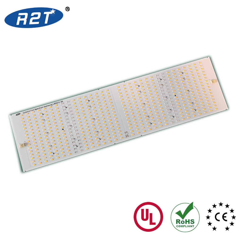 R2T Новейшие светодиоды SunLike 512LEDs Full Spectrum, 2019 г., светодиодные лампы для выращивания растений LM561C S6 Epileds 385 нм 450 нм 660 нм 730 нм