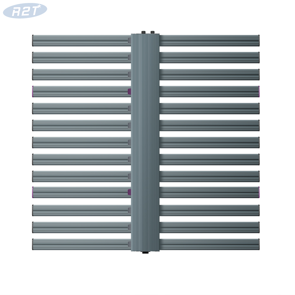 R2TВодонепроницаемый 2 отдельных канала OEM по разумной цене, светодиодный светильник для выращивания растений, 1200 Вт, 12 бар для выращивания медицинских растений