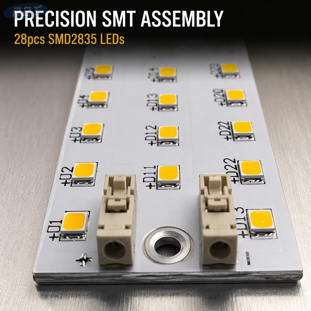 Высоковольтный алюминиевый светодиодный модуль SMD2835 (75–90 В) Специальные светодиодные решения для печатных плат — R2T Industry