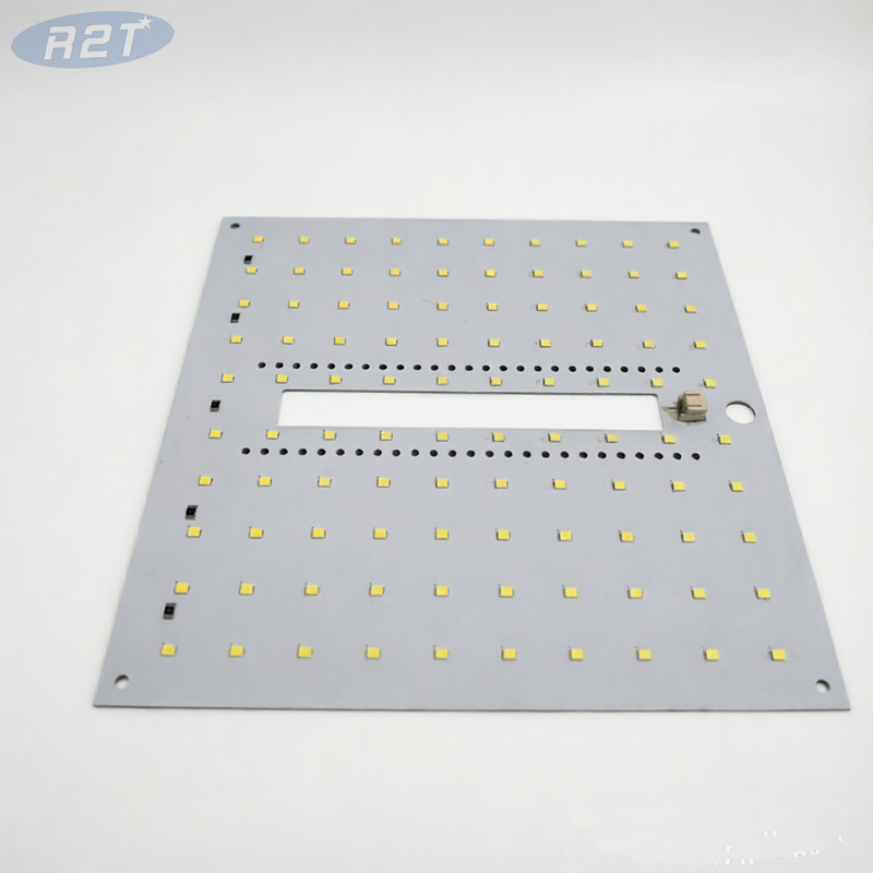 Светодиодный модуль из алюминия на печатной плате размером 180x180 мм и толщиной 1,0 мм | 2835 SMD 20S5P Плата постоянного тока белого света для промышленного освещения