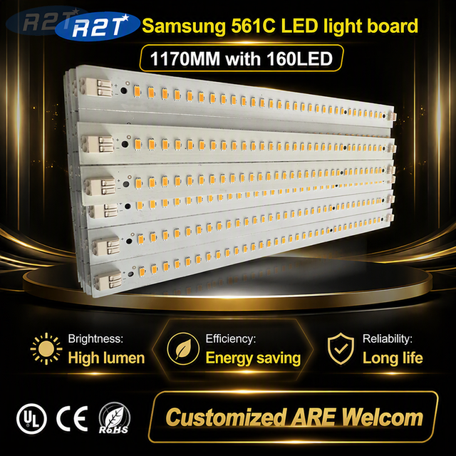 Светодиодная панель для выращивания растений Samsung LM561C S6 мощностью 70 Вт (1170x20 мм) — высокоэффективный модуль печатной платы из алюминия 3000K для садоводства