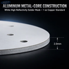 Изготовленная на заказ круглая алюминиевая печатная плата SMD2835 для светодиодных светильников и прожекторов R2T