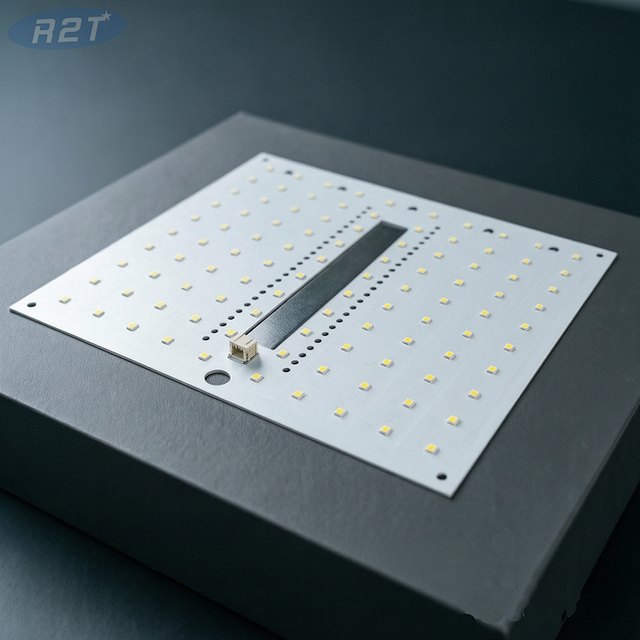 Светодиодный модуль из алюминия на печатной плате размером 180x180 мм и толщиной 1,0 мм | 2835 SMD 20S5P Плата постоянного тока белого света для промышленного освещения